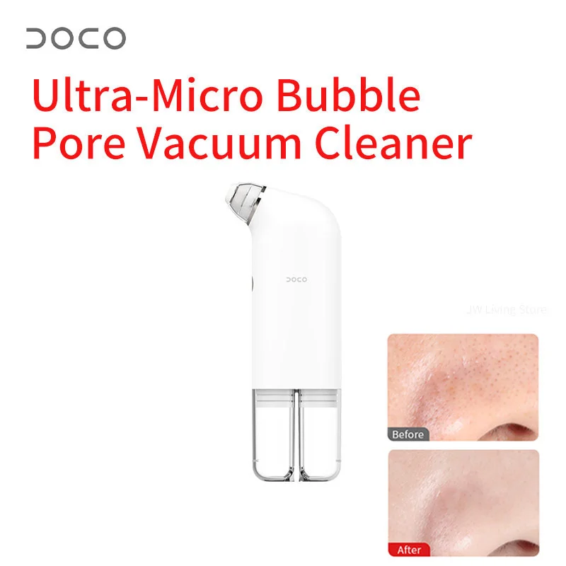 

DOCO Ultra-micro Bubble Pore Vacuum Cleaner Blackhead Remover Electric Acne Machine Facial Beauty Clean Skin Tool