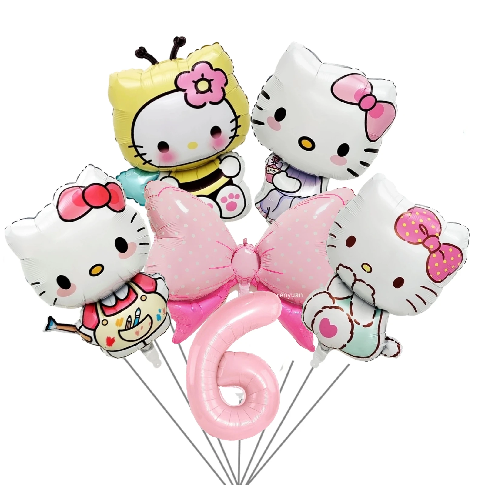 

Набор шаров MINISO Hello Kitty 6 шт.