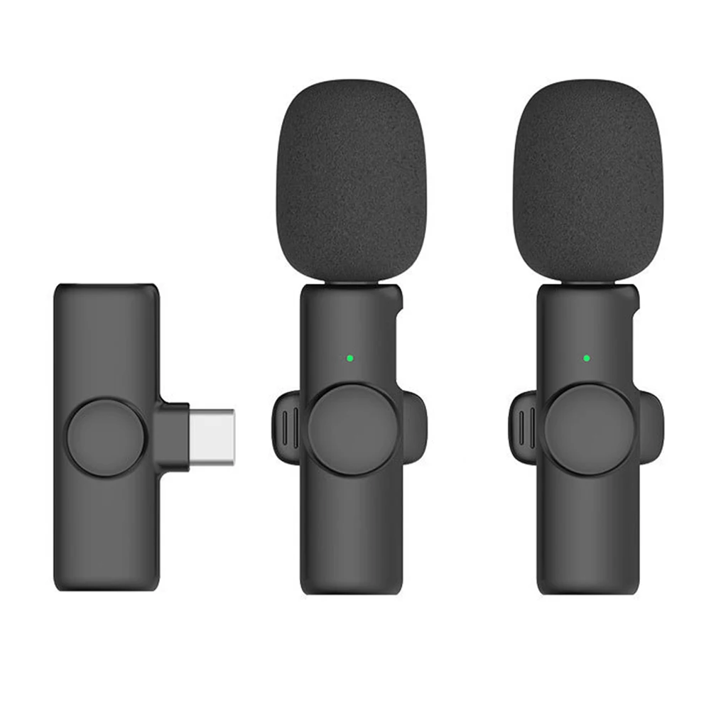 

Wireless Lavalier Microphone for Android Android Mini Wireless Dual Microphone with YouTube Facebook Vlog TikTok