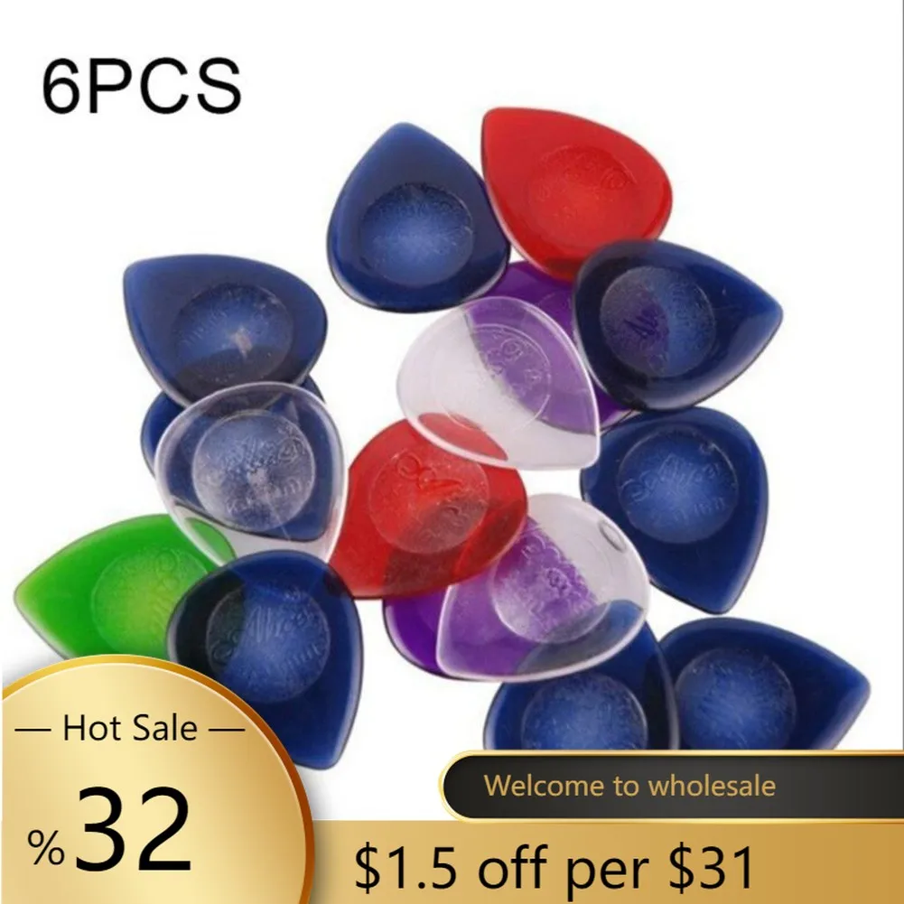 

6pcs Alice Stubby Guitar Picks Plectrums Small Stubbies 1mm 2mm 3mm Stringed Instruments Guitar Parts Accessories