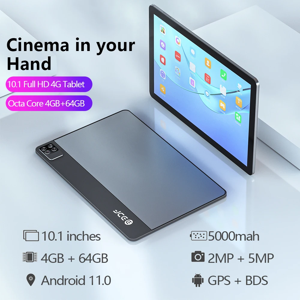 BDF P40HD планшет экран 10 1 дюймов Android 11 Восьмиядерный 4 Гб ОЗУ 64 ПЗУ - купить по