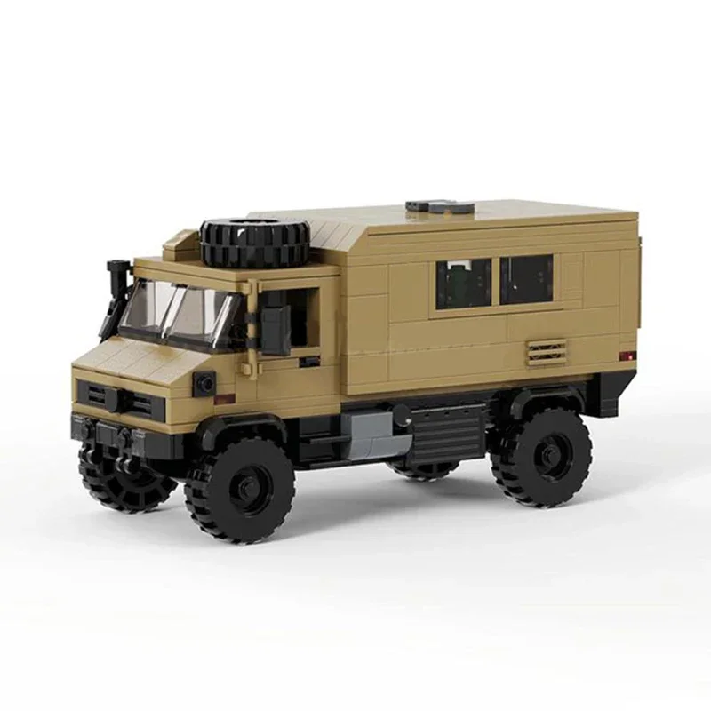 Модель военного автомобиля Moc строительные кирпичи Unimog U4000 GMC H1 автомобильные