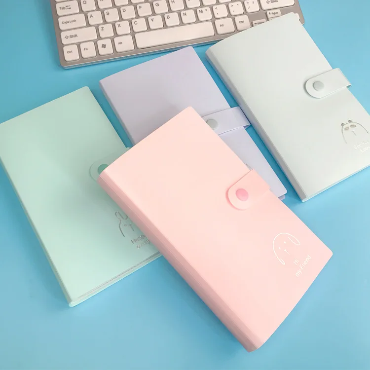 

240 Slots ID Holders PP Matte Business Card Book Large Capacity Business Card Clip Ticket Collection Book Card Stocks