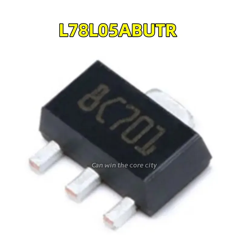 

100 pieces L78L05ABUTR New original patch SOT89 screen printing 8C low voltage difference linear voltage regulator chip IC