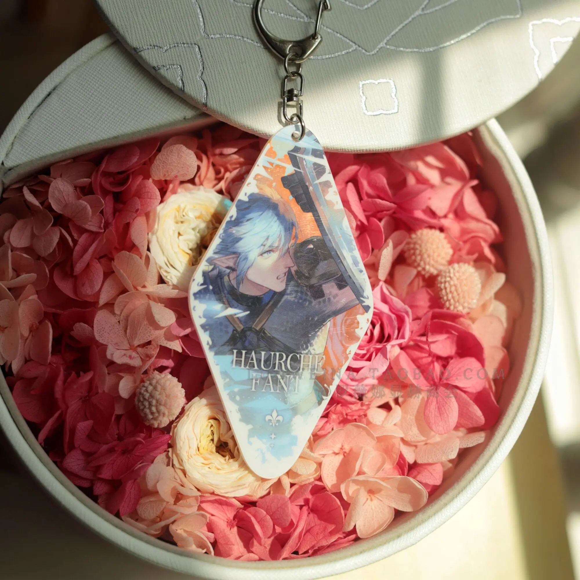 Игра Периферийные устройства Haurchefant Hythlodaeus Zenos Venat Акриловый брелок для ключей