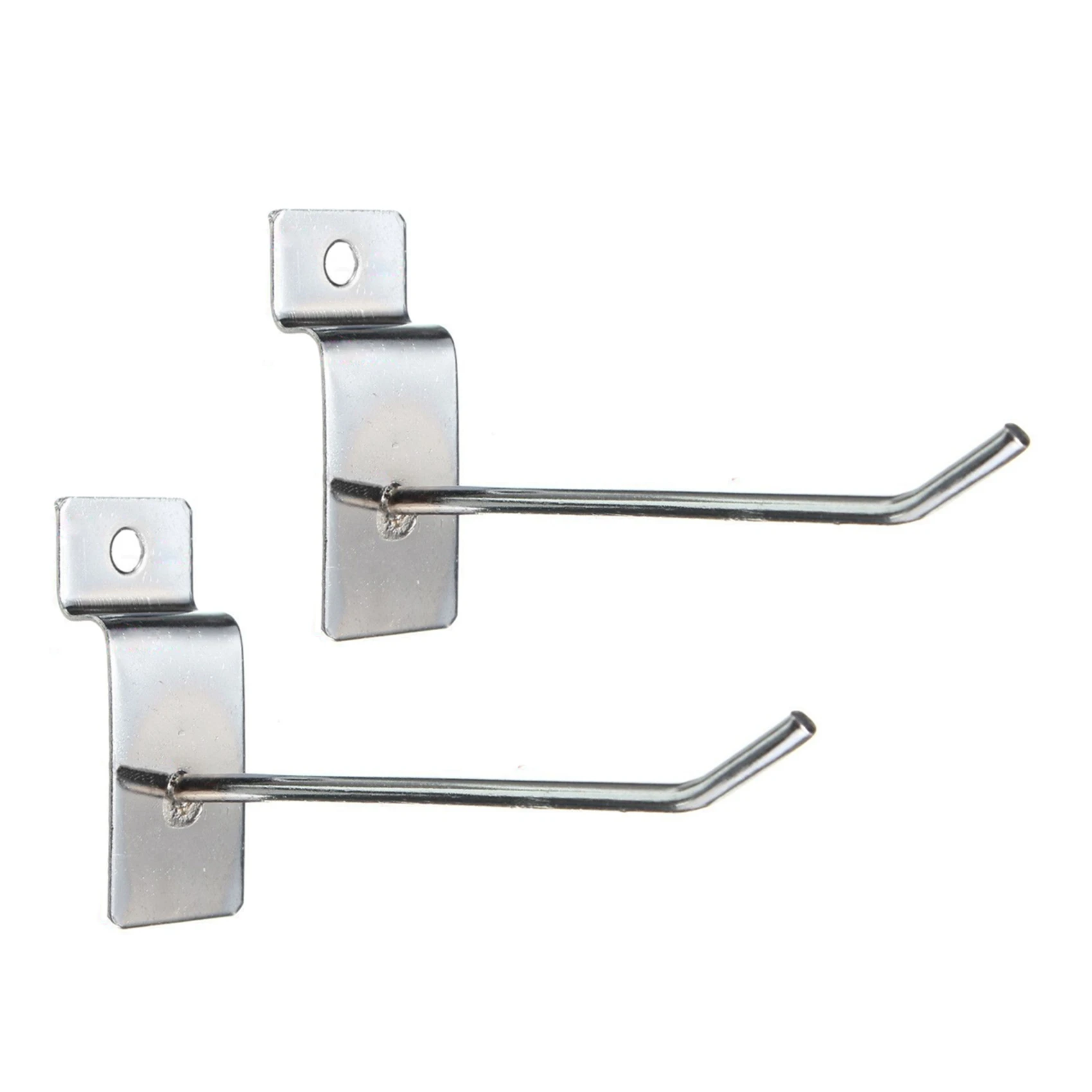

50 x Slatwall Single Hook Pin Shop Display Fitting Prong Hanger 100mm