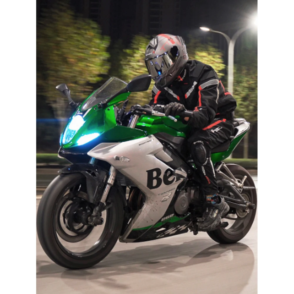 Мотоциклетная куртка для верховой езды одежда кожаный спортивный костюм с