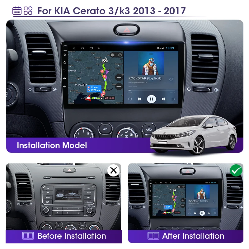 Автомагнитола 2 din Android 10 DSP CarPlay стерео мультимедийный видеоплеер навигация GPS для