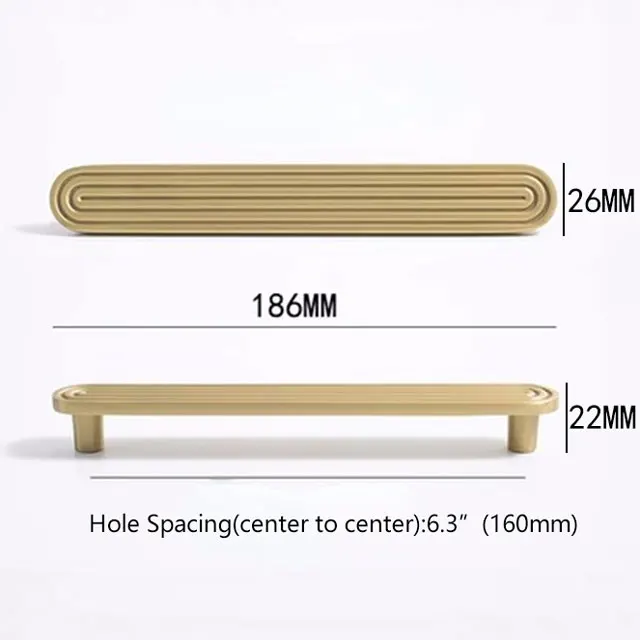 

Ручки для шкафов из латуни золото