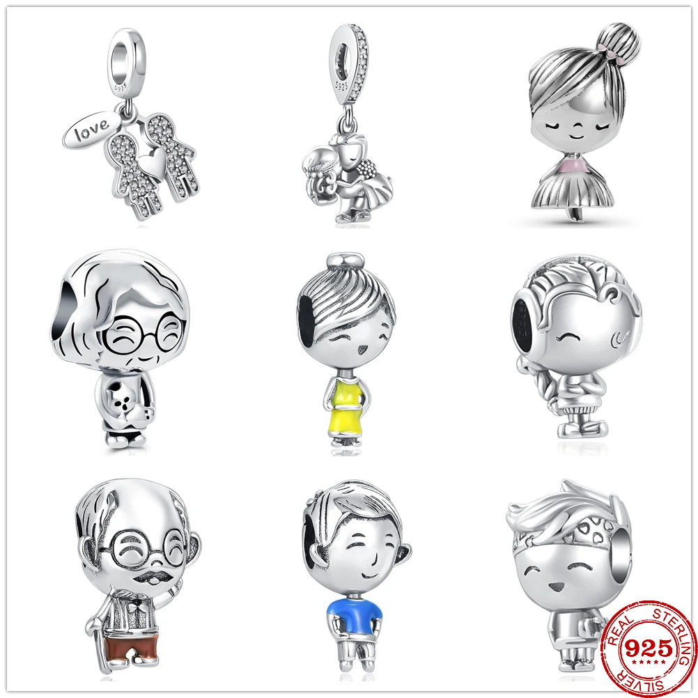 Бусины из серебра 925 пробы для мальчиков и девочек |