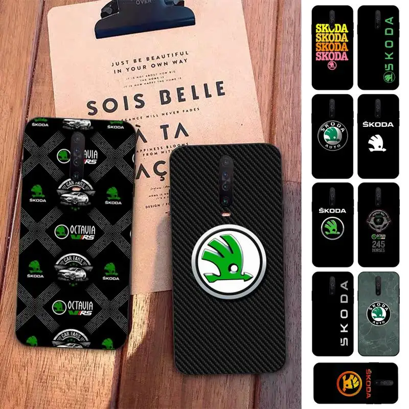 

RICCU-S-Skoda Phone Case for Redmi 5 6 7 8 9 A 5plus K20 4X S2 GO 6 K30 pro