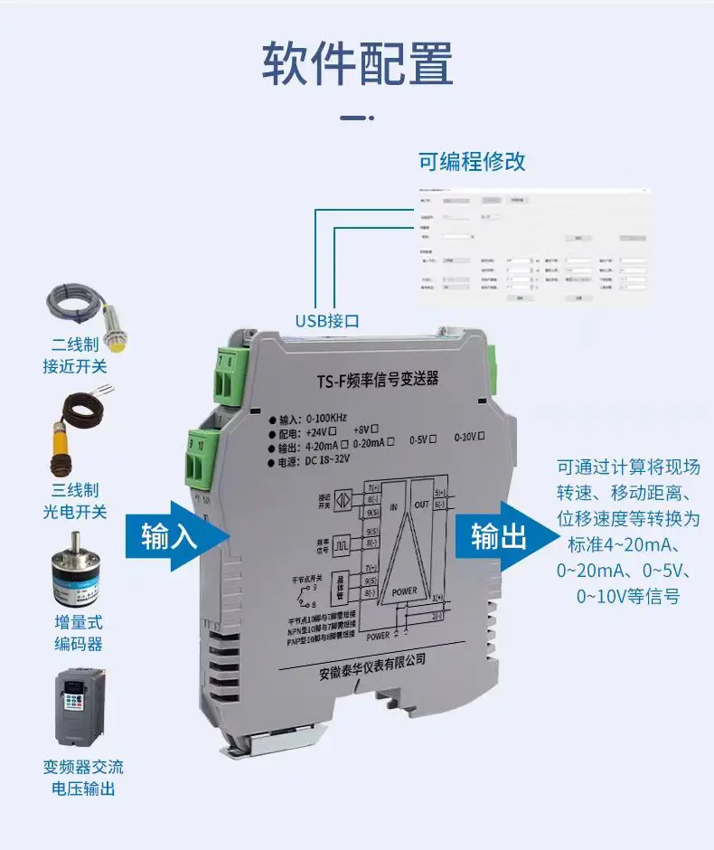 0 1-100 кГц изолятор входной частоты сигнала 4-20 мА 0-5 в 0-10 выходного