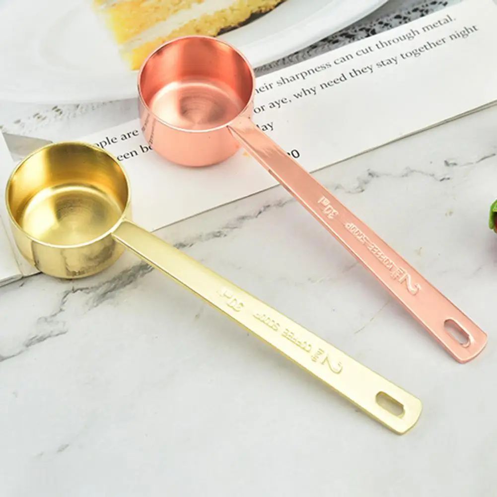 

15ml/30ml Practical Measuring Spoon Portable Spoon Easy to Clean Stainless Steel Measuring Spoon Measurement