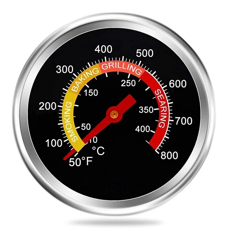 

Professional 10-400℃ (50-800℉) BBQ Thermometer for Grill Oven Temperature Detector Stainless Steel Cooking Accessories