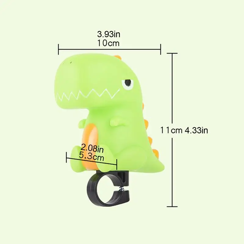 Сжимаемый велосипедный гудок гудок-динозавр колокольчик Детский велосипедные