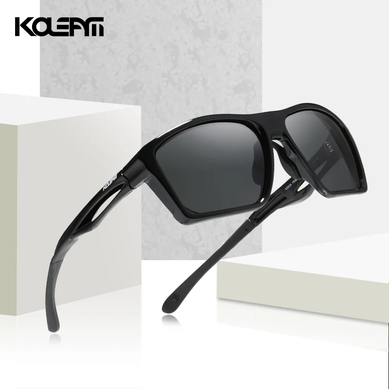 

Мужские И Женские ударопрочные очки KDEAM, спортивные солнцезащитные очки с поляризационными линзами, с петлями