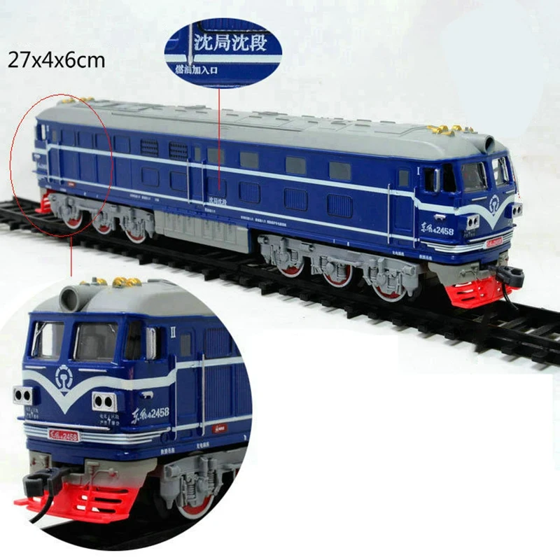 Kids Simulation 1:87 Alloy Internal-Combustion Locomotive Model Toy Acousto-Optic Train Toys For Children Gift