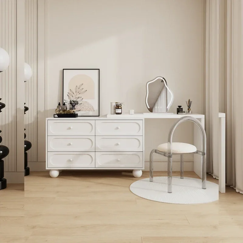 Туалетный столик с ручкой дизайн черный глянцевый туалетный шкаф для хранения