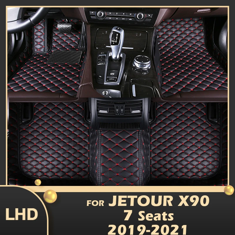 

Car Floor Mats For Jetour X90 Seven Seats 2019 2020 2021 Custom Auto Foot Pads Automobile Carpet Cover Interior Accessories