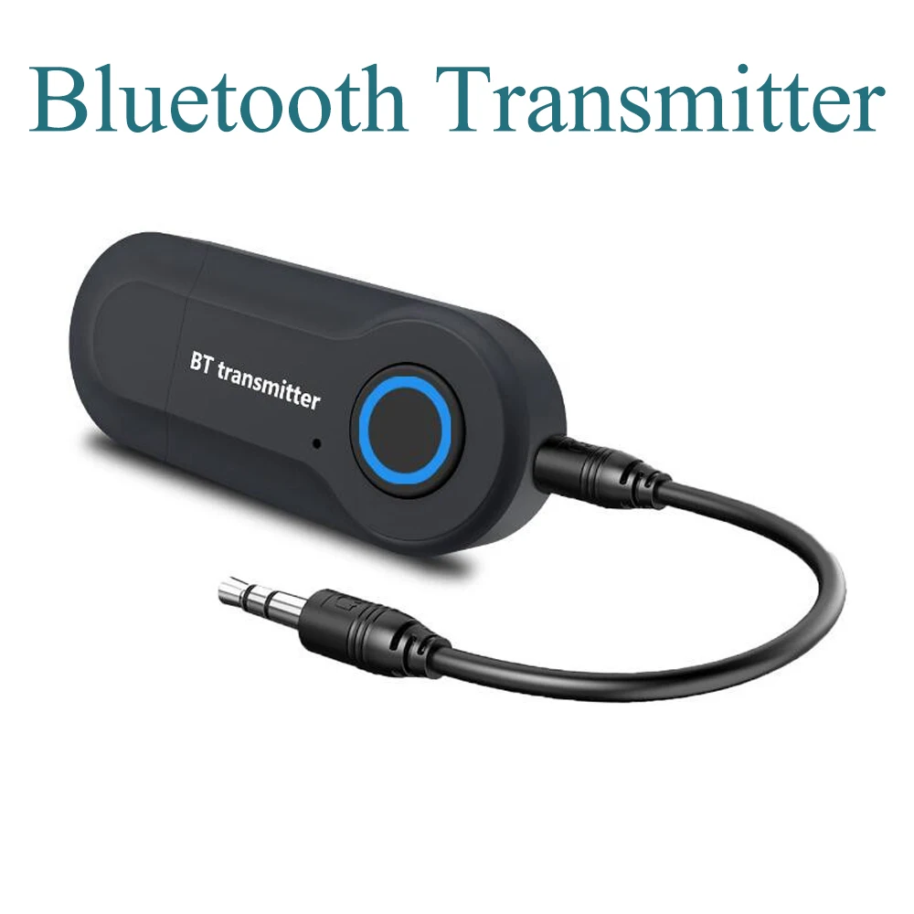 Bluetooth 5 0 передатчик 3 мм разъем аудио адаптер беспроводной стерео для ПК ТВ