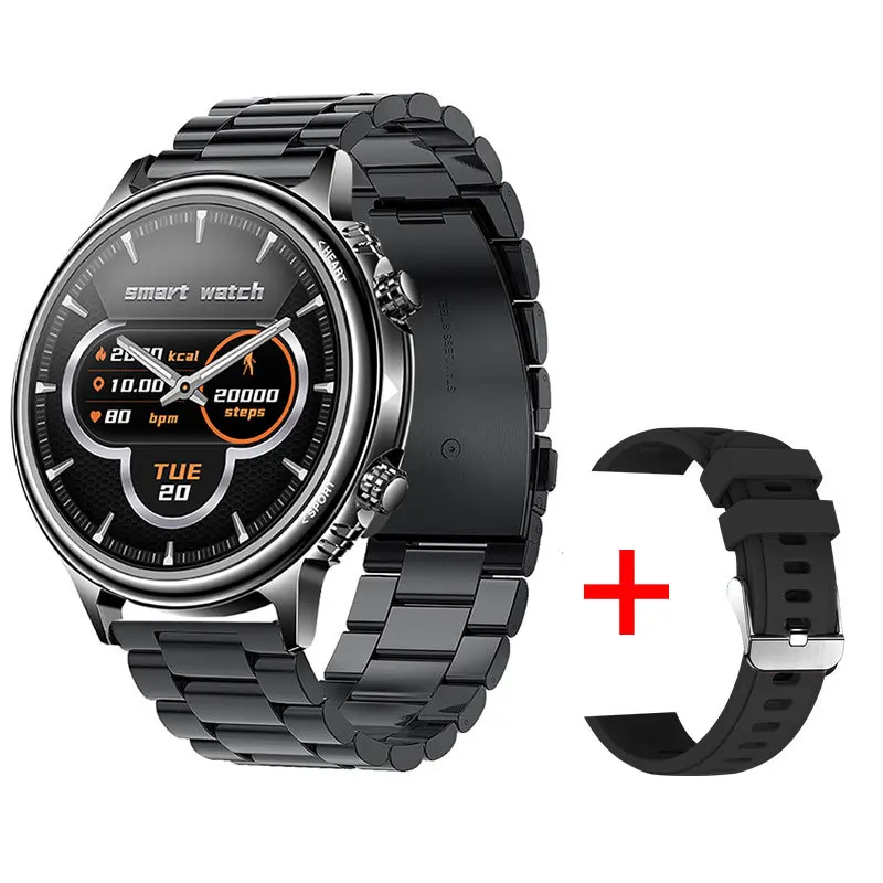 Смарт-часы CF85 мужские с поддержкой Bluetooth и сенсорным экраном 1 32 дюйма |