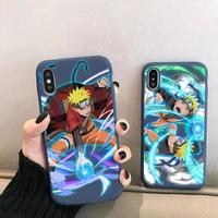 naruto naruto kakashi pain phone case for iphone 13 12 mini 11 pro xs max x xr 7 8 6 plus candy color blue soft silicone cover