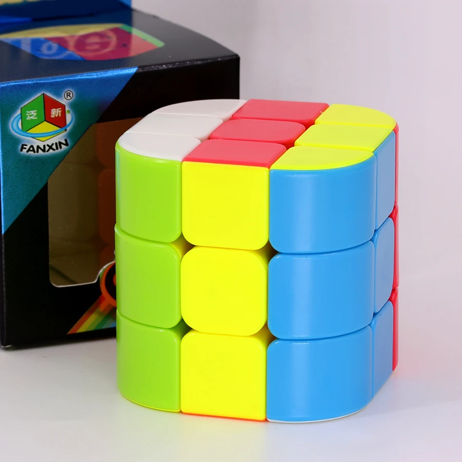 FanXin Magic Cube 3x3x3 Круглый Угловой Куб-головоломка Для Снятия Стресса