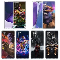 case for samsung galaxy note 20 ultra 5g 10 lite plus 8 9 a70 a50 a01 a02 a20 a30 clear cases cover bad guy thanos avengers hand