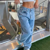 pants for women loose casual wide leg pants womens straight leg pant y2k street retro wash solid color 2022 womens
