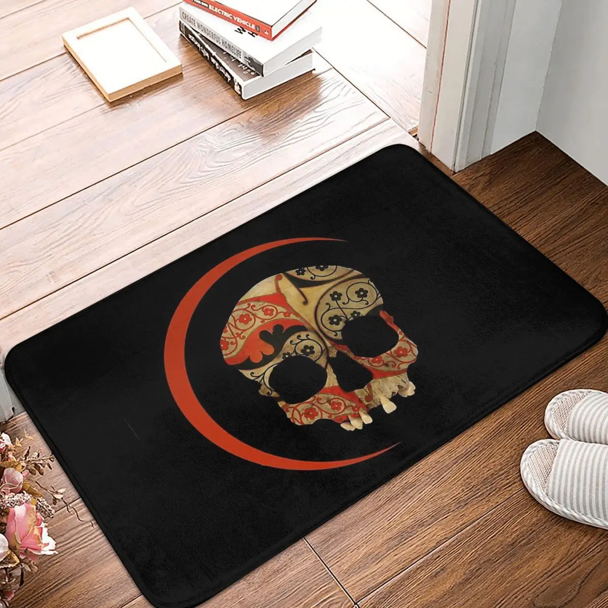 

Bones Skeleton Souls Non-slip Doormat Living Room Mat SKULL Hallway Carpet Entrance Door Rug Indoor Decor