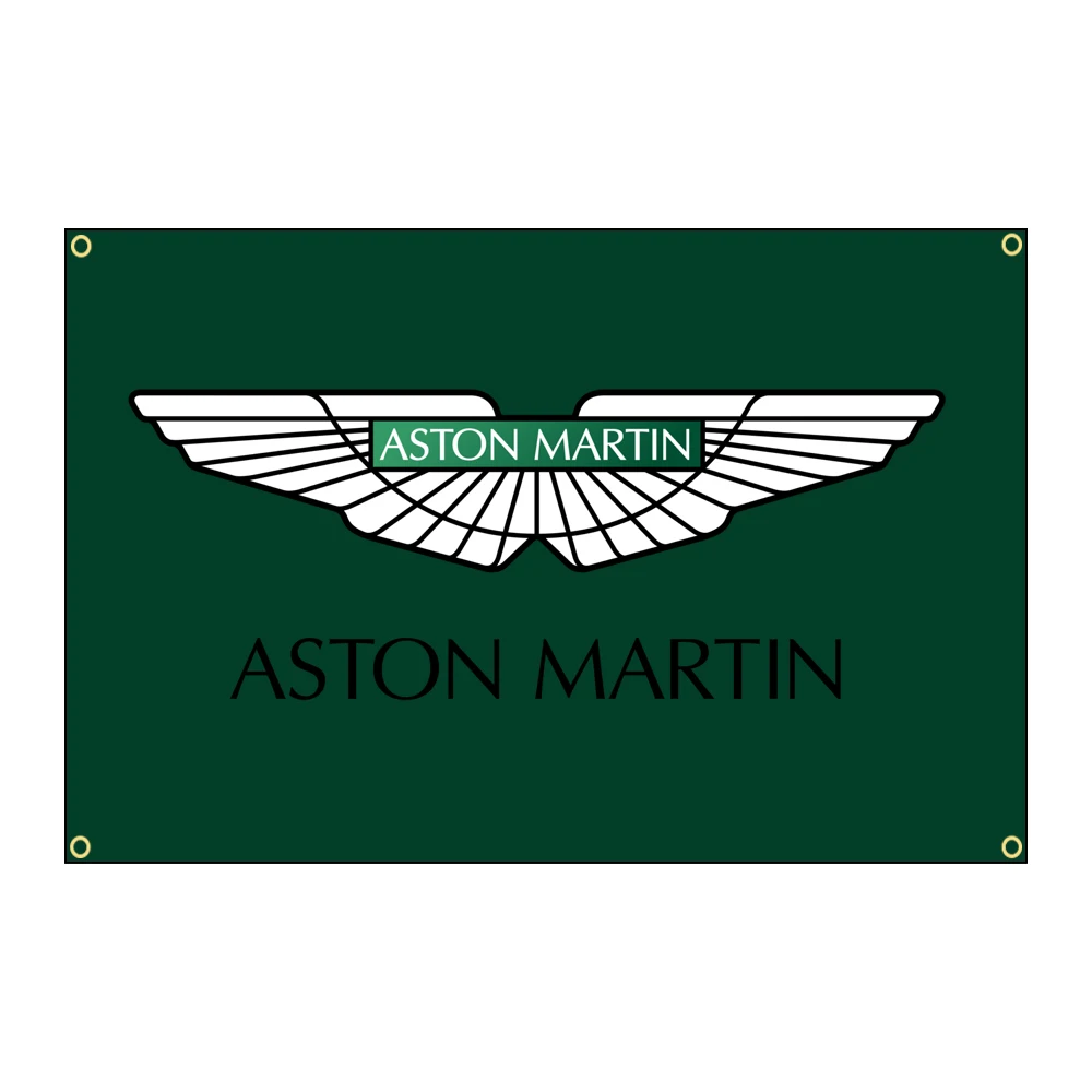 

60 * x 90 см 90 * x150cmAston Martin декоративный подвесной флаг для автомобиля
