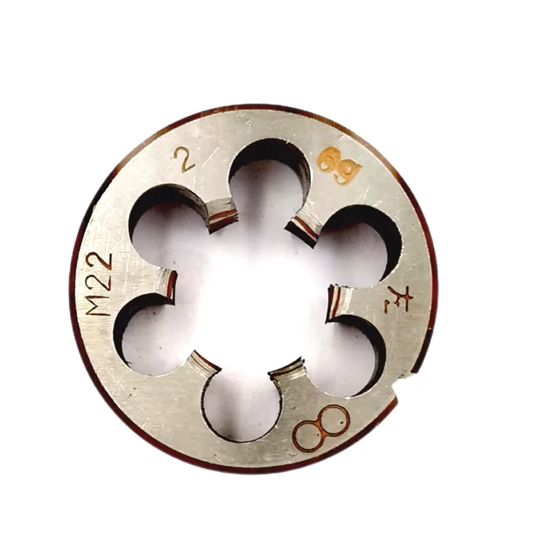 YRFL HSS 1 шт. Метрическая резьба правая левая круглая штамповка M21 M22 M23 X2 x 75x1 5X1 25x0 75x0 5