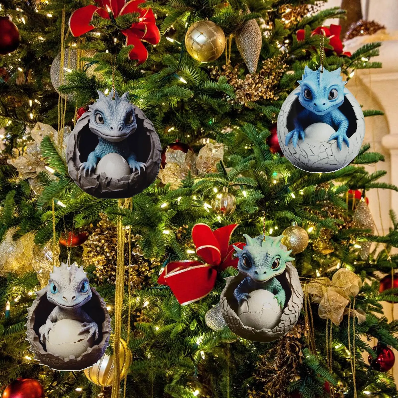 Красочный декоративный кулон в виде динозавра украшение для праздника подвески