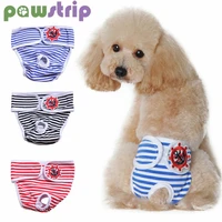 stripe pets dogs physiological pants dog shorts panties teddy underwear briefs sanitary puppy diaper dogs menstruation shorts