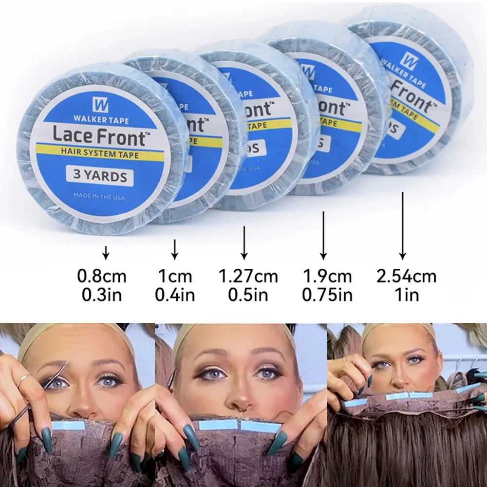 Walker Tape Ultra Hold Lace Front Hair System Tape Nastri Adesivi Bifacciali Resistenti Impermeabili Per Parrucchino Frontale 3 Yards
