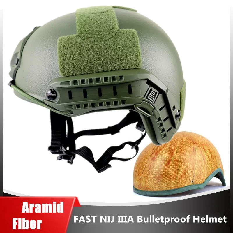 

Шлем пуленепробиваемый, высокопрочный, пуленепробиваемый, стандарта ISO NIJ IIIA