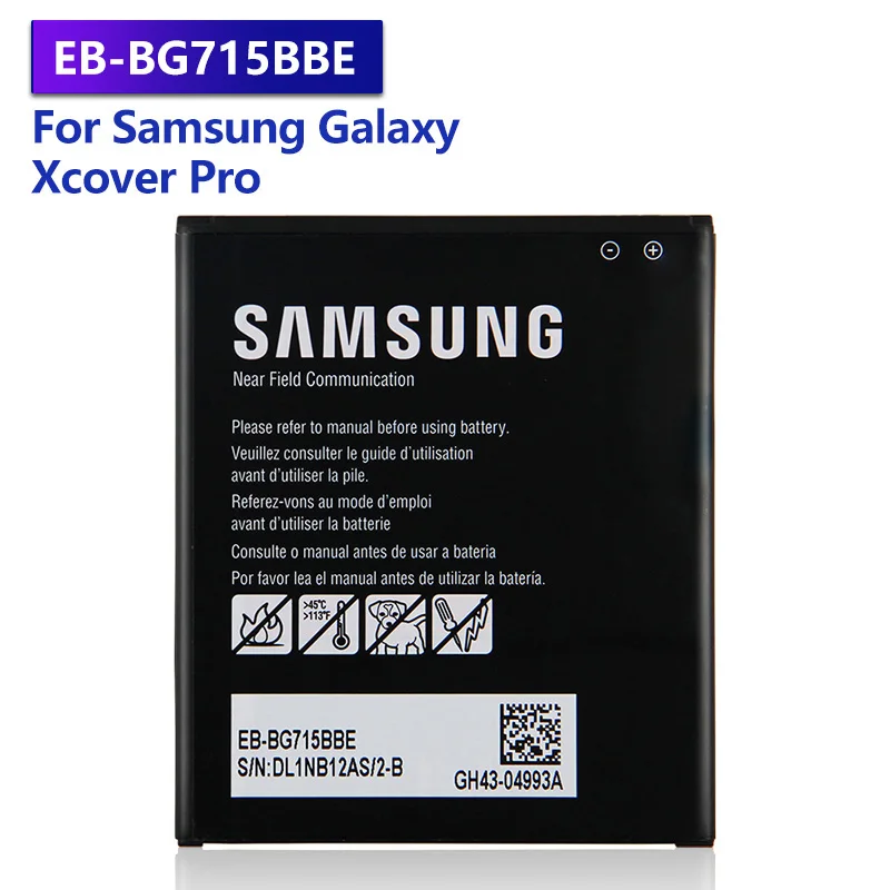 Replacement Battery EB-BG715BBE EB-BG736BBE For Samsung Galaxy Xcover Pro Xcover6 Pro Rechargeable Battery 4050mAh