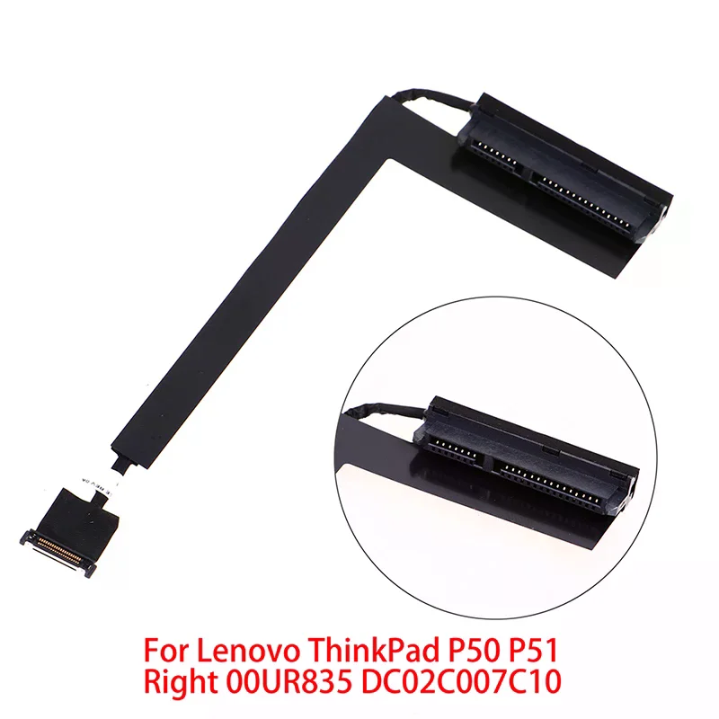 Фото Кабель для жесткого диска (HDD) для ноутбуков ThinkPad P50 P51, SATA-адаптер, правый, 1 шт.: 00UR835 DC02C007C10 №3