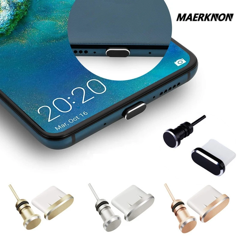 

Type C Dust Plug 3.5mm Earphone Plug For iPhone11 12 Samsung S10 S9 S8 Huawei P10 P20 P30 Xiaomi USB Type-C Port Phone Dust Plug