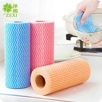 disposable kitchen towels lazy rag washable dishcloth household non woven fabric cleaning nonstick wiping rag washcloth house