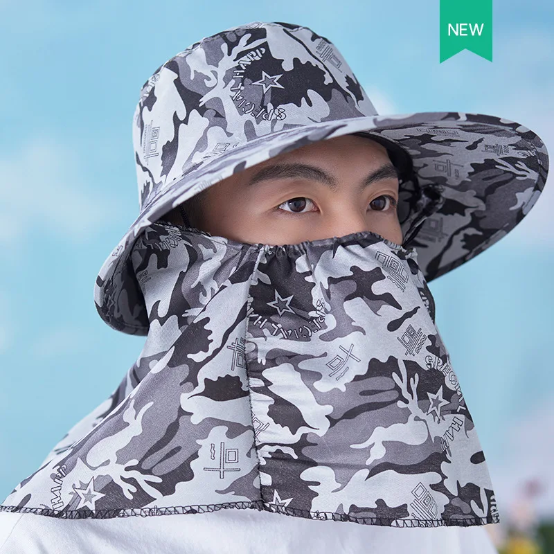 

Removable Outdoor Men Women Large Sun Block Quick Drying Fishing Hats Summer Sun Cap For Travel Mountain Climbing Bucket Hat