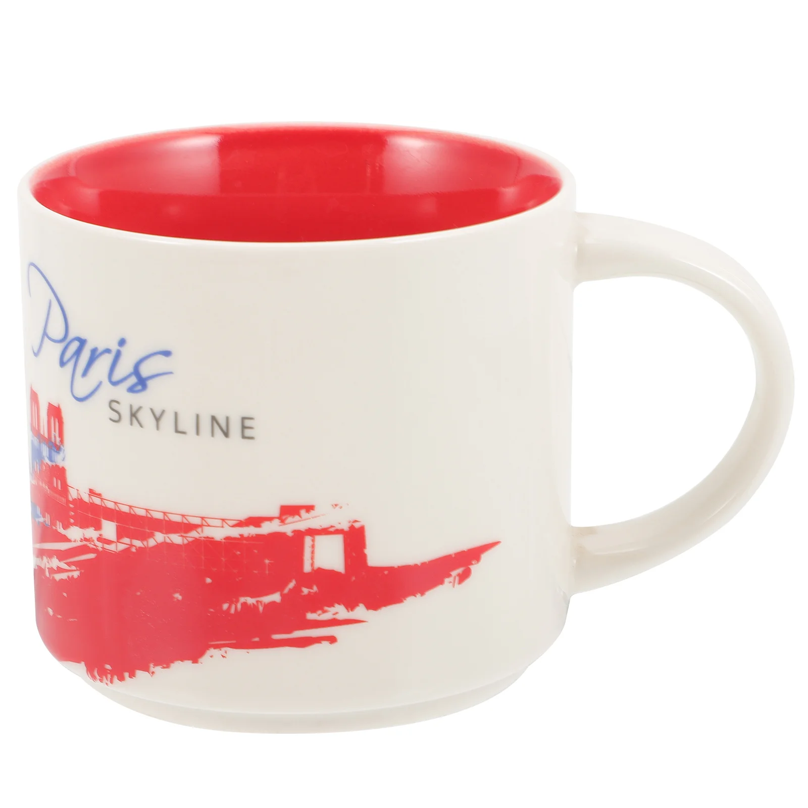 

Mug Cup Coffee Ceramic Tea Water Latteparis Bakewake Mugs Graffiti Building Porcelain Cappuccino Espresso Tumbler Drinking