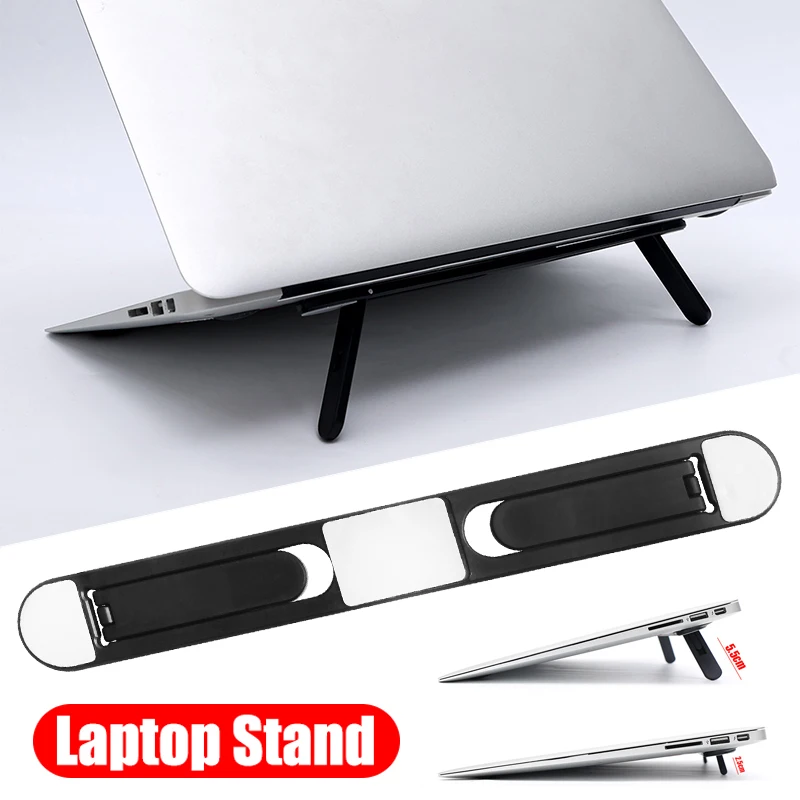 

Universal Laptop Riser Holder Stand for Macbook Pro 13 15 Air Lenovo Samsung Notebook Cooling Pad Invisible Laptop Bracket Stand