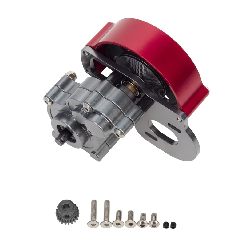 

CNC Complete Metal Gearbox Transmission Box With Gears For Axial SCX10 90016 90021 1/10 RC Crawler Car Upgrades Parts