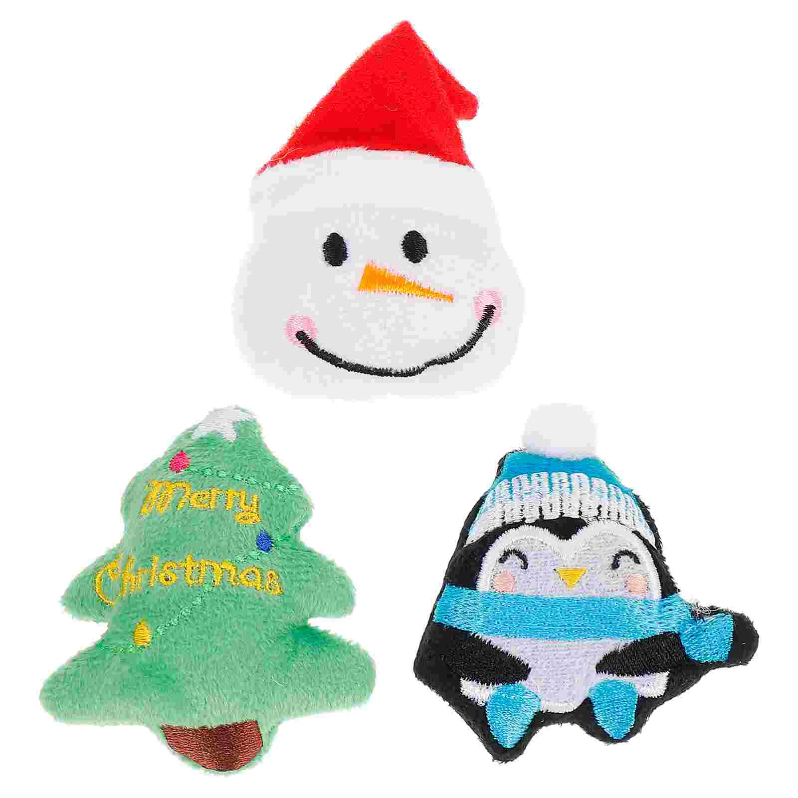 

3Pcs Christmas Interactive Cat Chew for Aggressive Chewers Cat Chewing Santa Cat Scratcher
