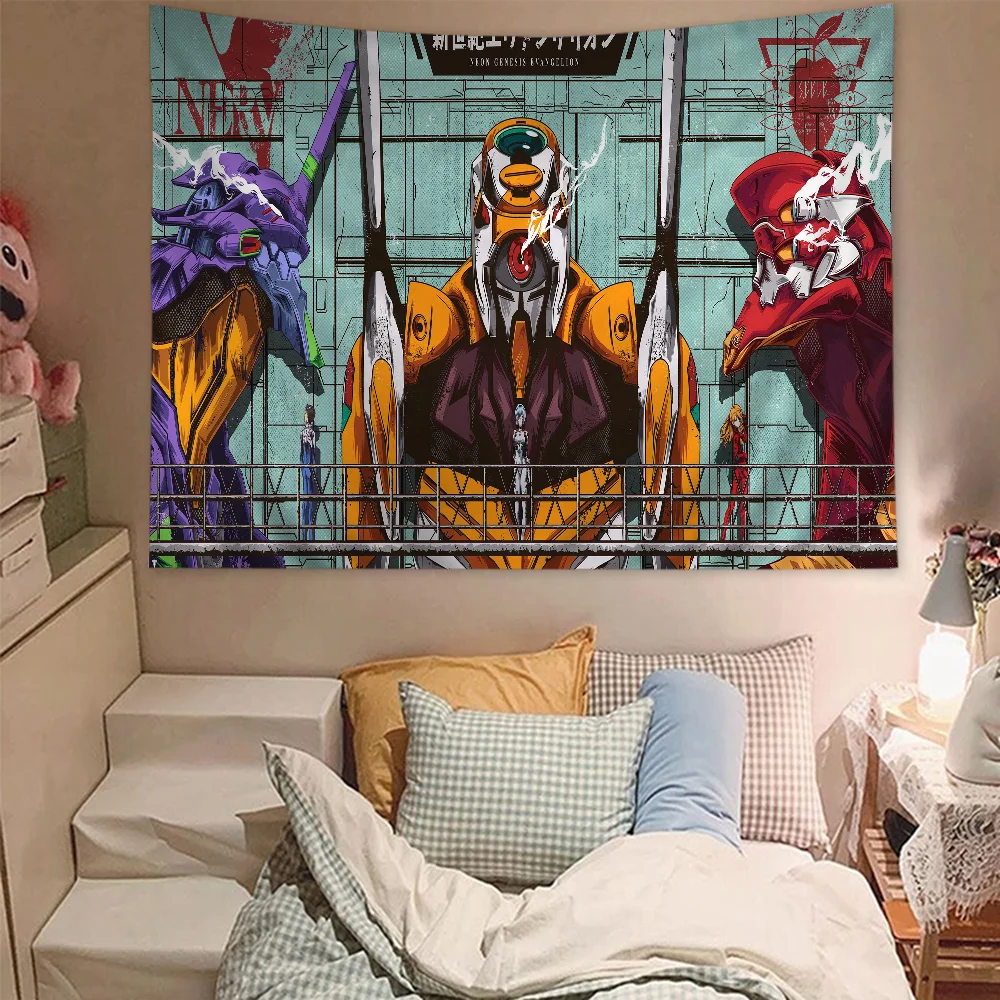 E-Evangelion DIY Настенный гобелен Искусство Научная фантастика Комната Домашний декор