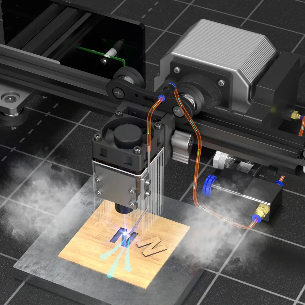 28 Вт высокоскоростной мощный воздушный компрессор вспомогательный насос для