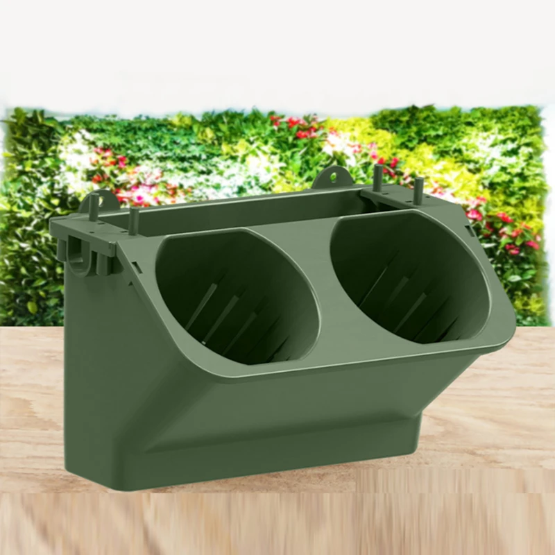 

Indoor Plant Wall Flowerpot Modular Vertical Greening Basin 3D Combination Wall Hanging Pot Without Perforation