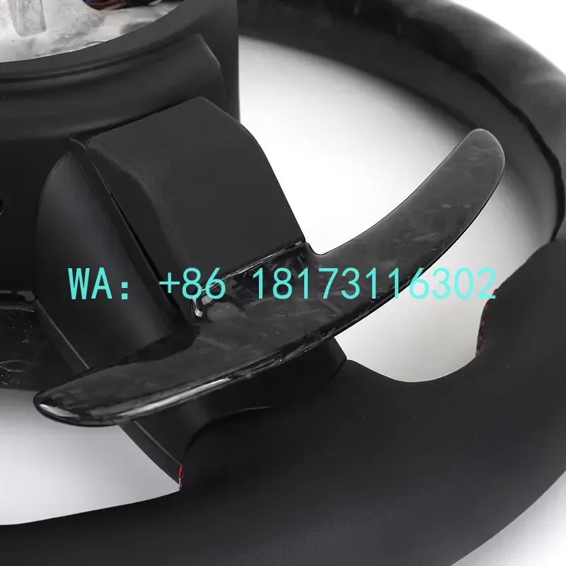 Фото Руль M Sport из кованого карбона и кожи (полу-кожаный) для BMW F10 F20 F30 F32 F36 M3 F80 M4 F82 M2 F87 X3 F2, производство Китай, 2026 год, на заказ №5