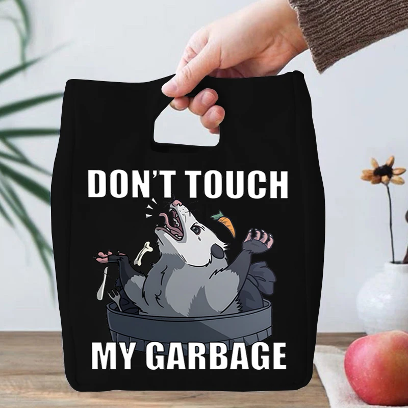 

Ланч-пакеты с рисунком животных, термопакеты для хранения еды для мужчин и женщин, пакеты-тоуты без прикосновения к моему мусору, переносные изолированные мешки для обеда